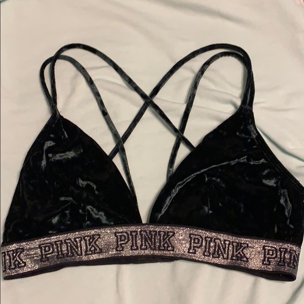 PINK Velvet bralet